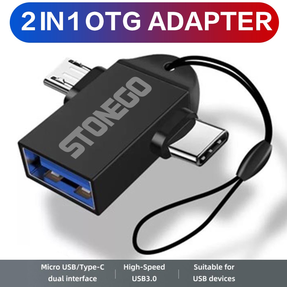 STONEGO 2 in 1 OTG , USB 3.0 Female-Micro U..
